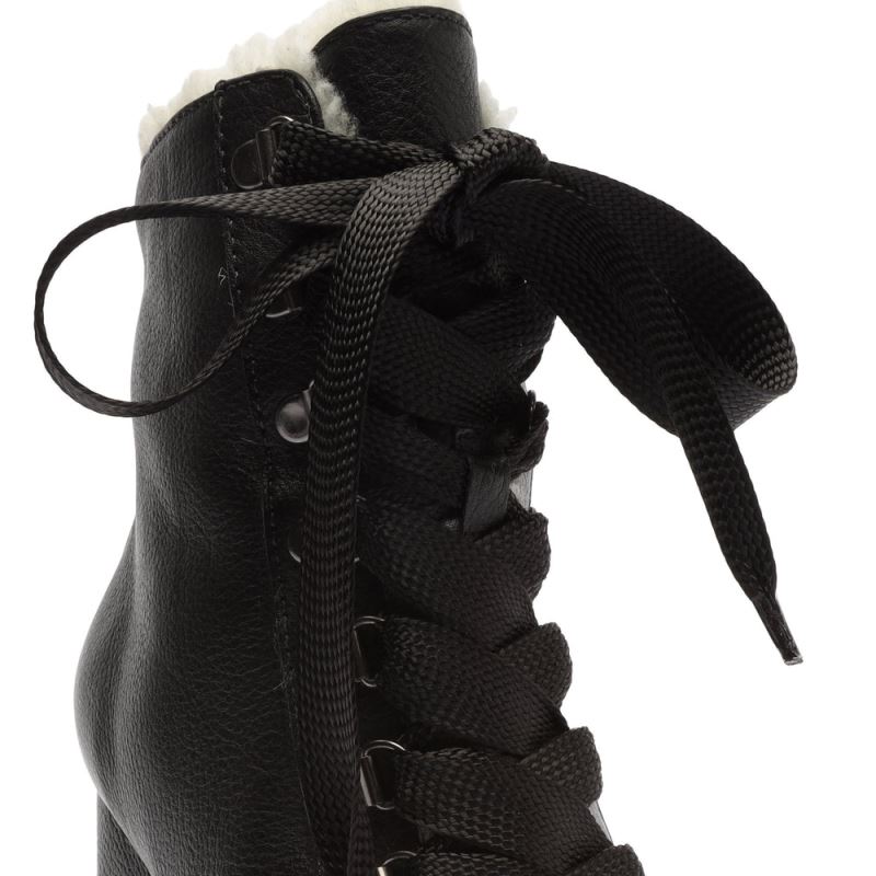 Soldes Bottines Schutz Zhara D hiver Cuir Bootie Noir